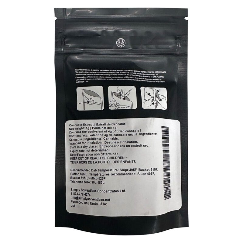 Astrolab Banjo 90-189u Premium Cold Cure Live Rosin 1g Montrose Cannabis