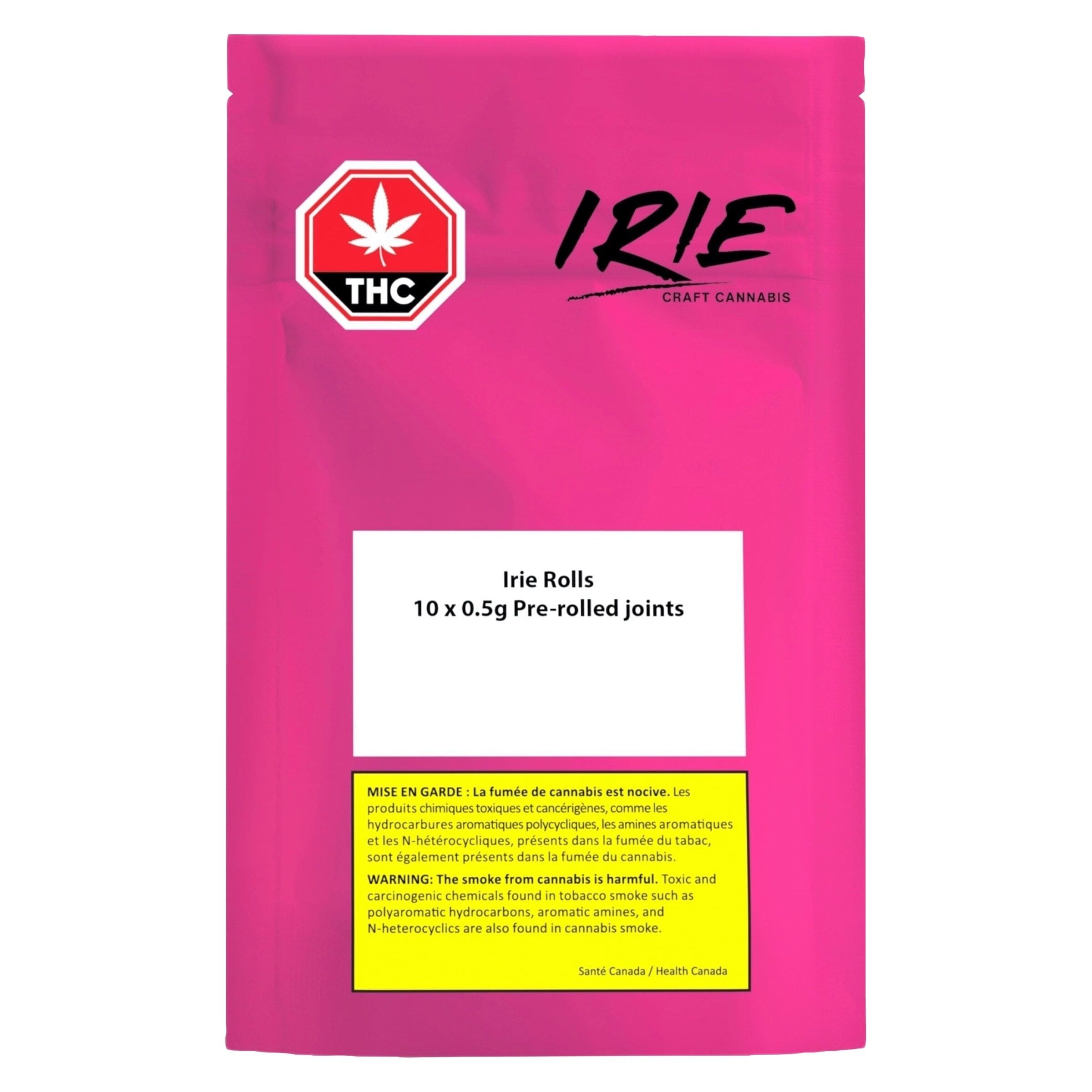 Irie Rolls Pre-Rolls (Dantes Inferno) 10 Pack <br>Indica <br>25.2% - Image 2