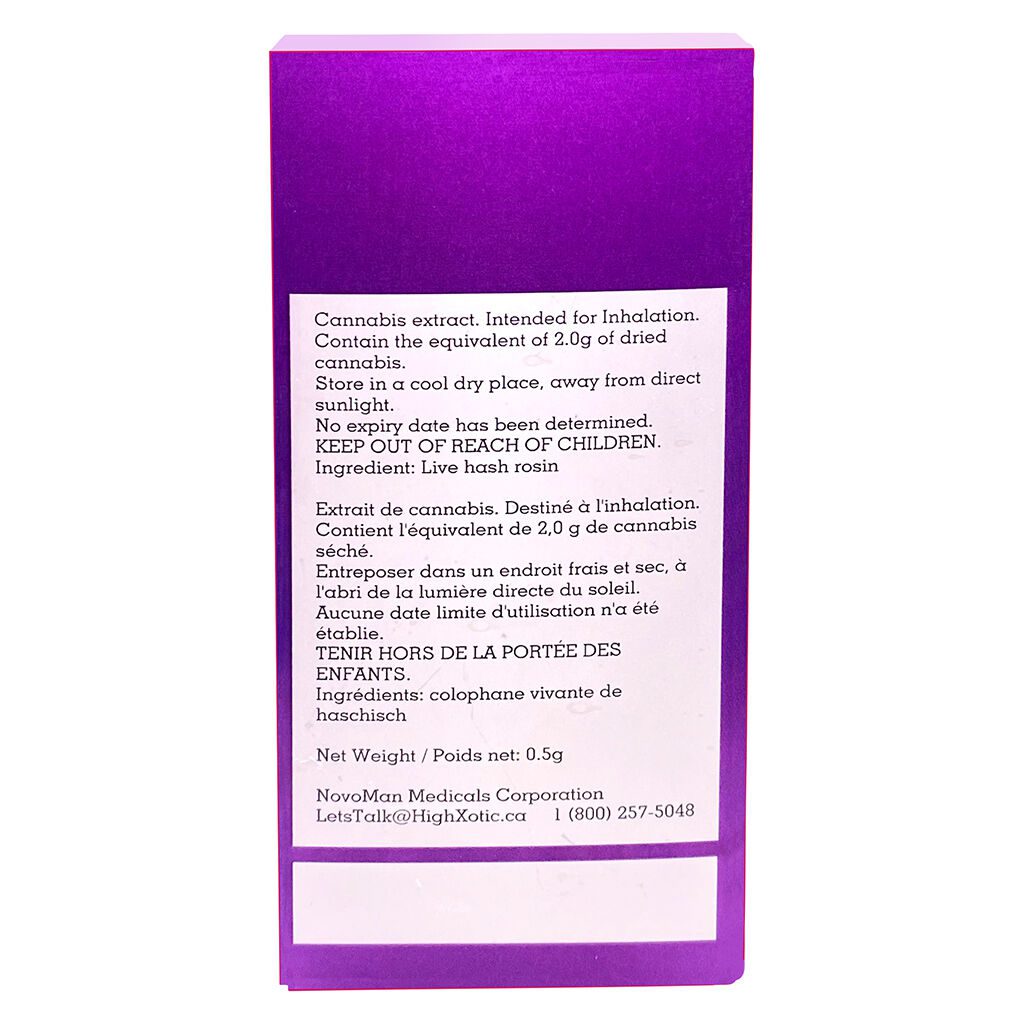 HighXotic Mr. C. Live Hash Rosin Disposable Montrose Cannabis