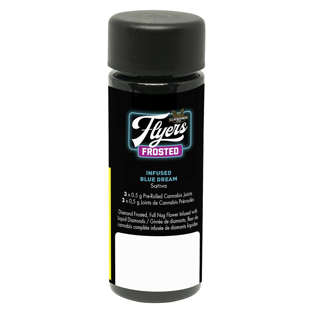 Flyers Frosted Infused Blue Dream 3 Pack Pre-Rolls