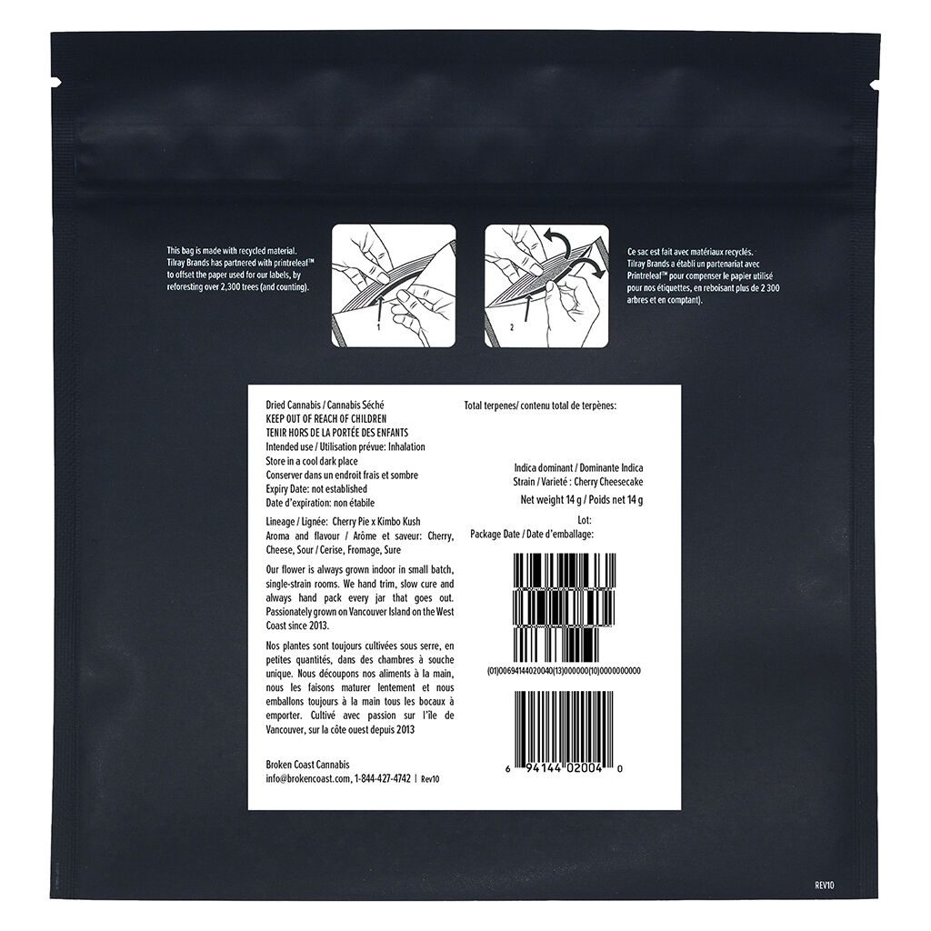 Broken Coast Cherry Cheesecake 14g Montrose Cannabis