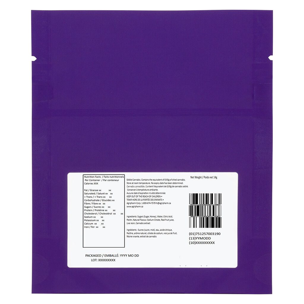 Orangeade Live Resin Soft Chews 4 Pack by Purple Hills