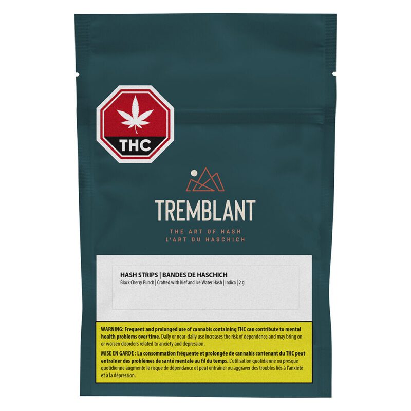 Tremblant Hash Strips 2g Montrose Cannabis