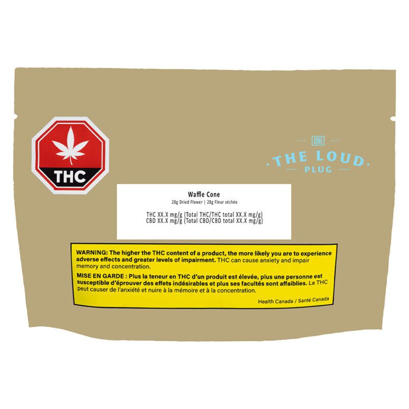 The Loud Plug Waffle Cone 28g Montrose Cannabis