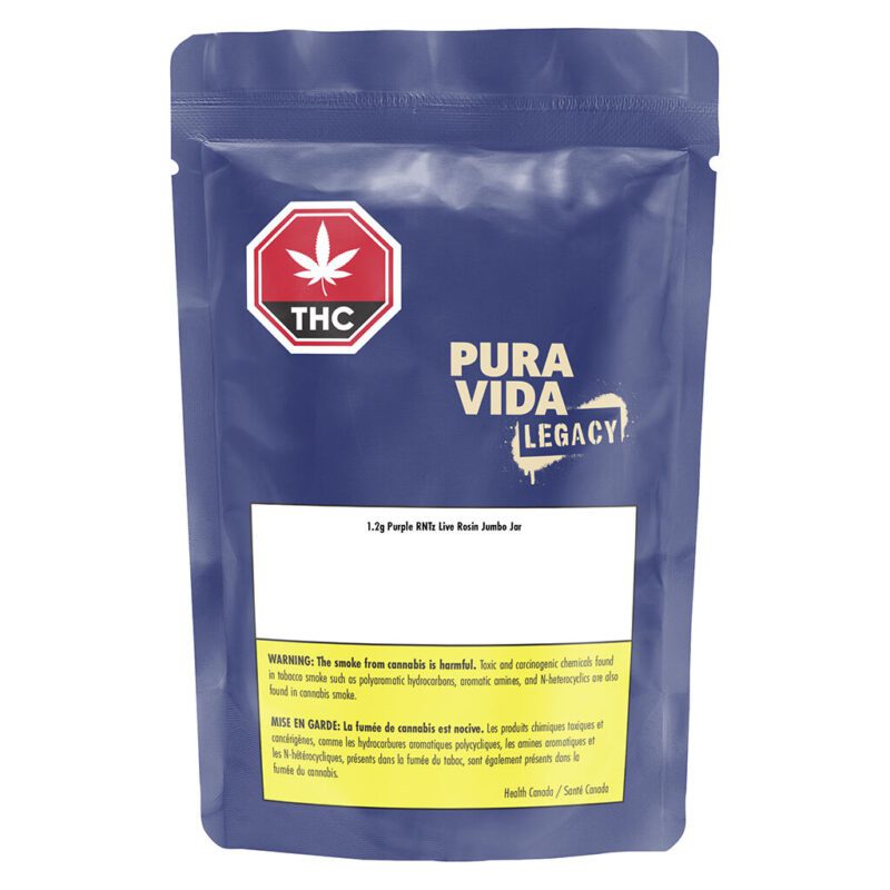 Purple Rntz Live Rosin Jumbo Jar 1.2g<br>Hybrid <br>79.7% | 4.40% Terps - Image 2