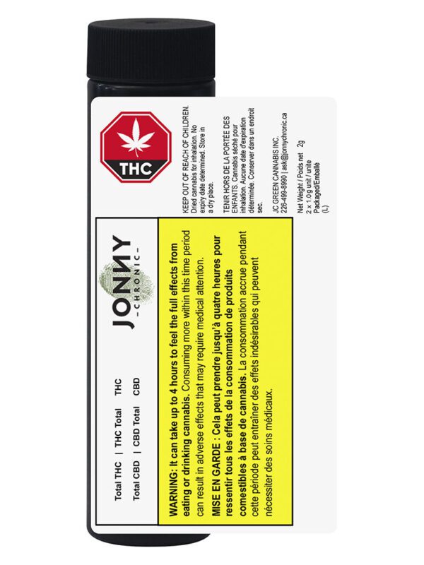 Jonny Chronic Jonny's Stash - Rotating Sativa Reefers 2x1g Montrose Cannabis