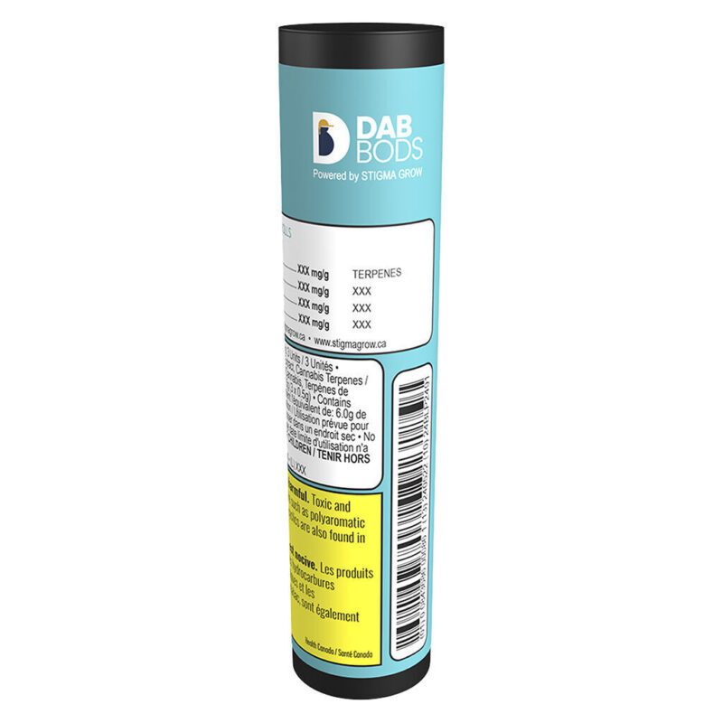 Dab Bods Blue Lobster 60's+ Dbl Infused Pre-roll 3x0.5g Montrose Cannabis