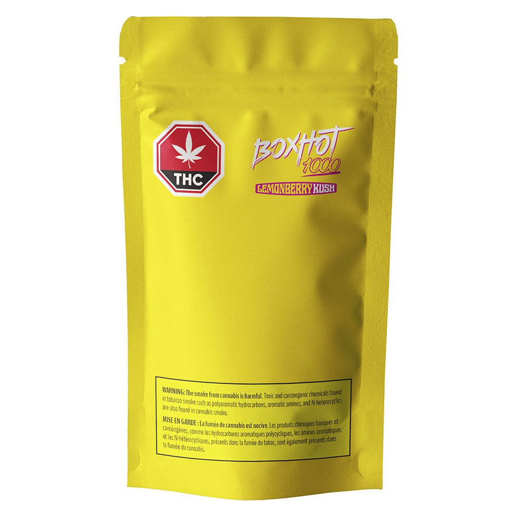 BOXHOT Lemonberry Kush 510 Thread Cartridge 1.2g Montrose Cannabis