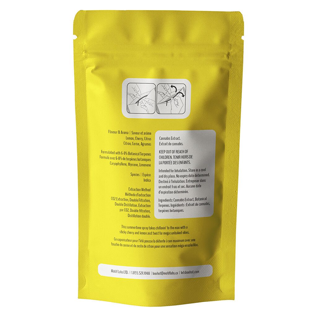 Lemonberry Kush 510 1.2g <br>Indica <br>83.3% - Image 3