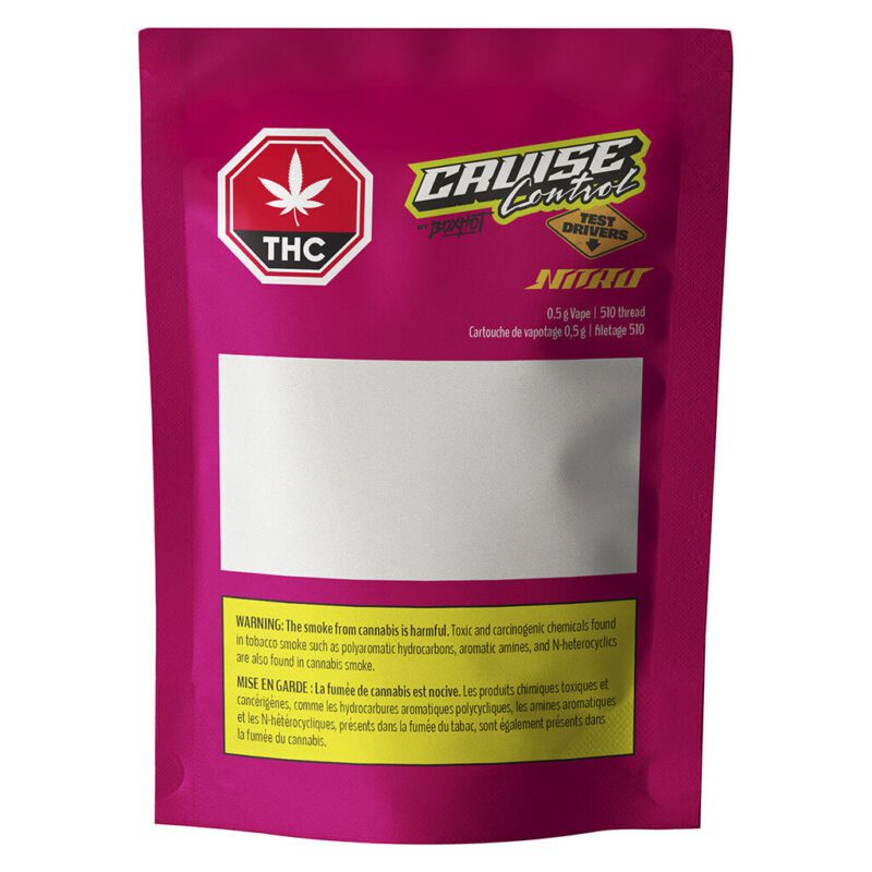 Cruise Control by BOXHOT Test Drivers - Nitro THC + CBG 510 0.5g Montrose Cannabis