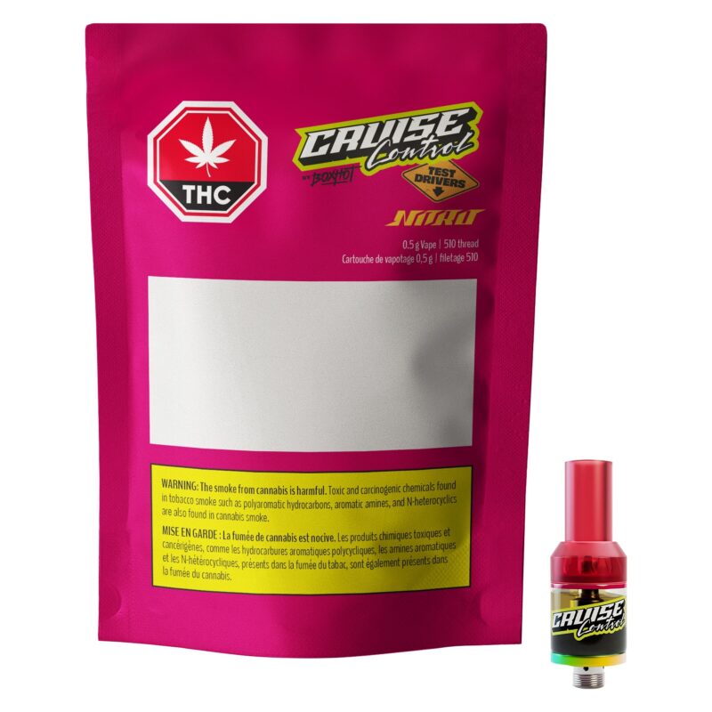 Cruise Control by BOXHOT Test Drivers - Nitro THC + CBG 510 0.5g Montrose Cannabis