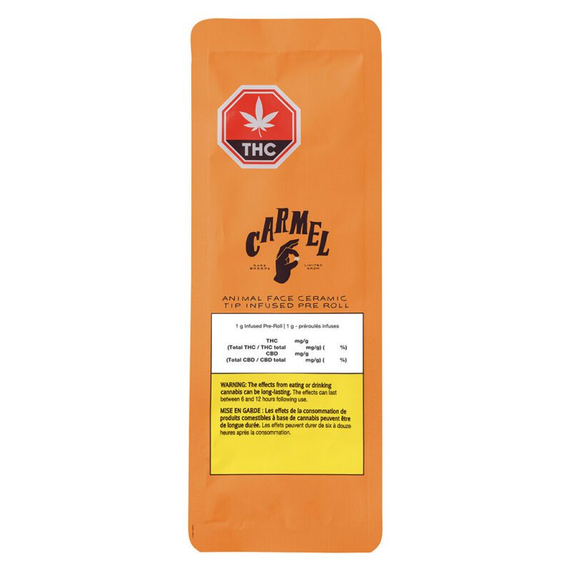 Carmel Animal Face Ceramic Tip Infused Pre-roll 1x1g Montrose Cannabis