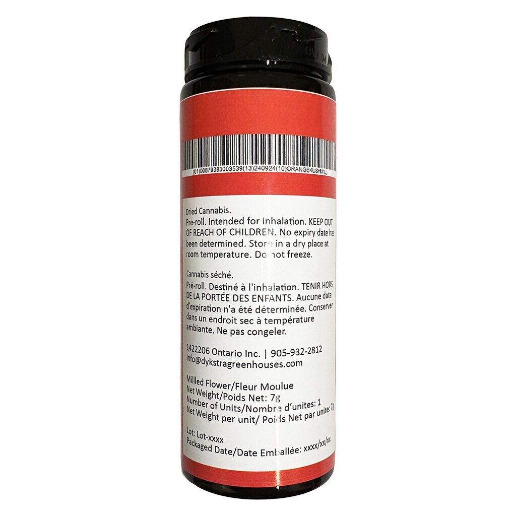 High Note Orange Kush Milled 7g Montrose Cannabis