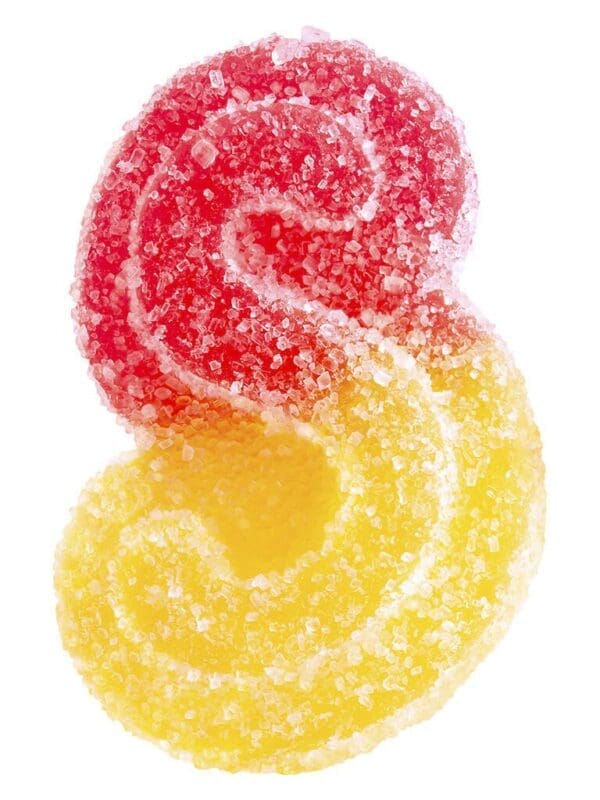 SOURZ Fully Blasted Strawberry Mango Gummy 1x10mg Montrose Cannabis