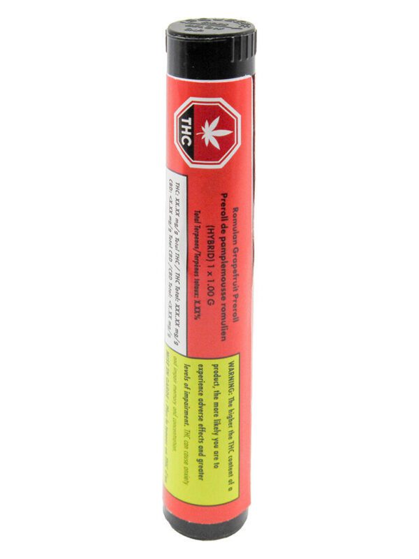 Green Mountain Health Alliance Romulan Grapefruit Pre-Roll Single 1g Montrose Cannabis