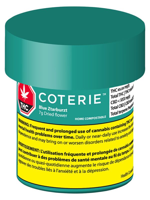 Coterie Blue Ztarburzt 7g Montrose Cannabis