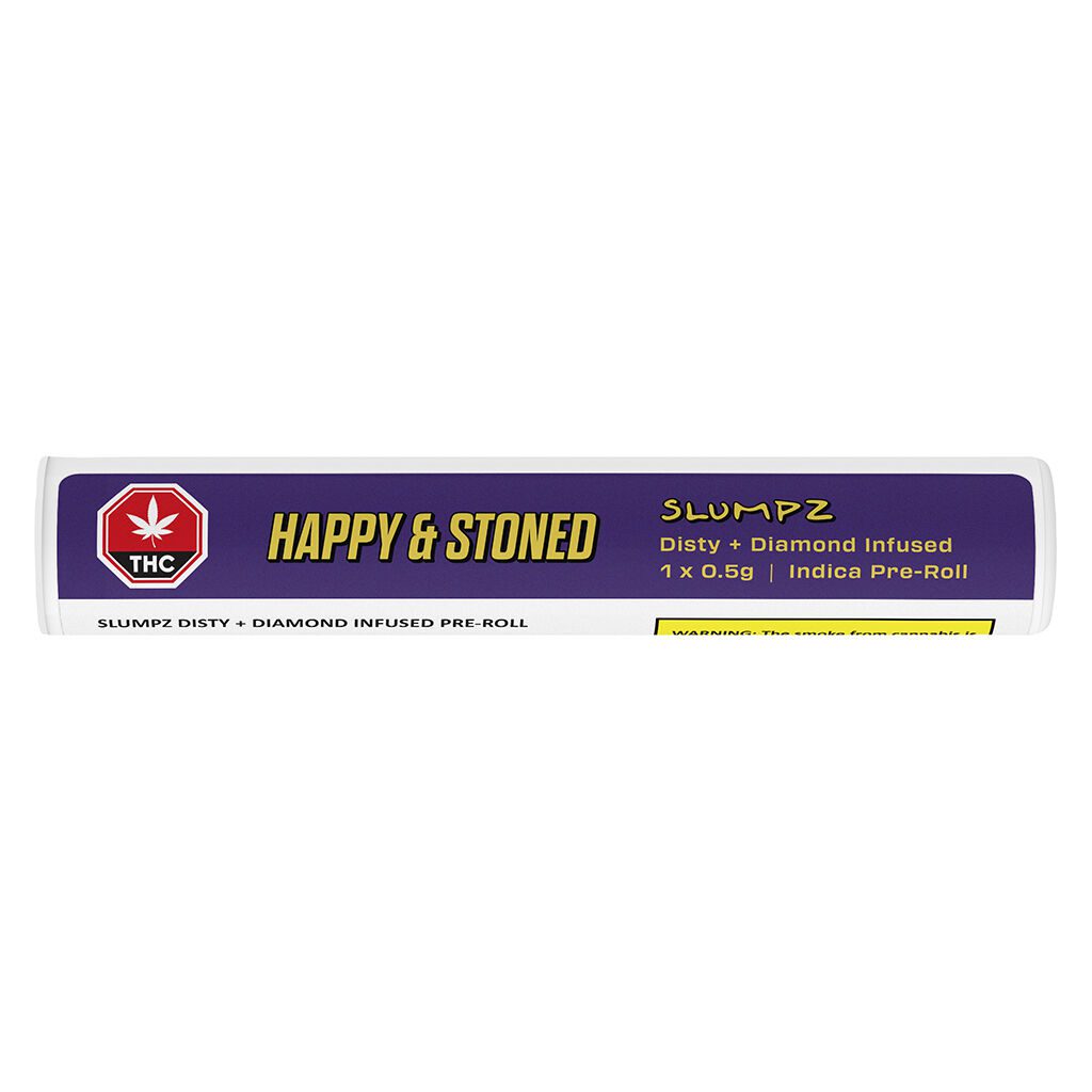 Happy and Stoned SLUMPZ Disty+Diamonds Infused Single Montrose Cannabis
