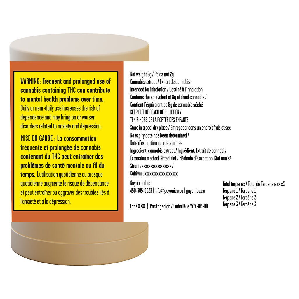 Jublee Extracts Aged Sticky Hash 2g Montrose Cannabis
