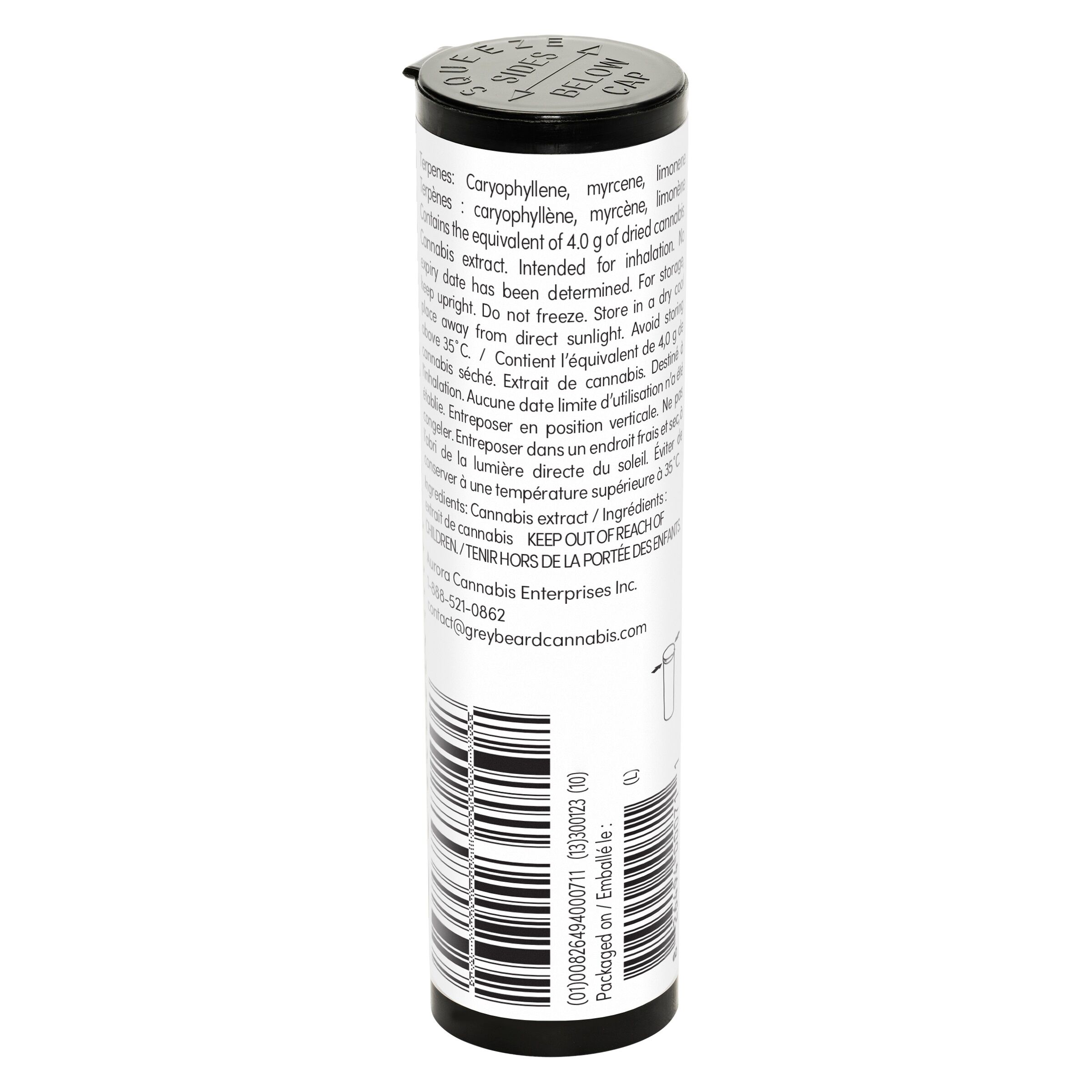 Greybeard Pink Sunset Pure Live Resin 510 1g Montrose Cannabis