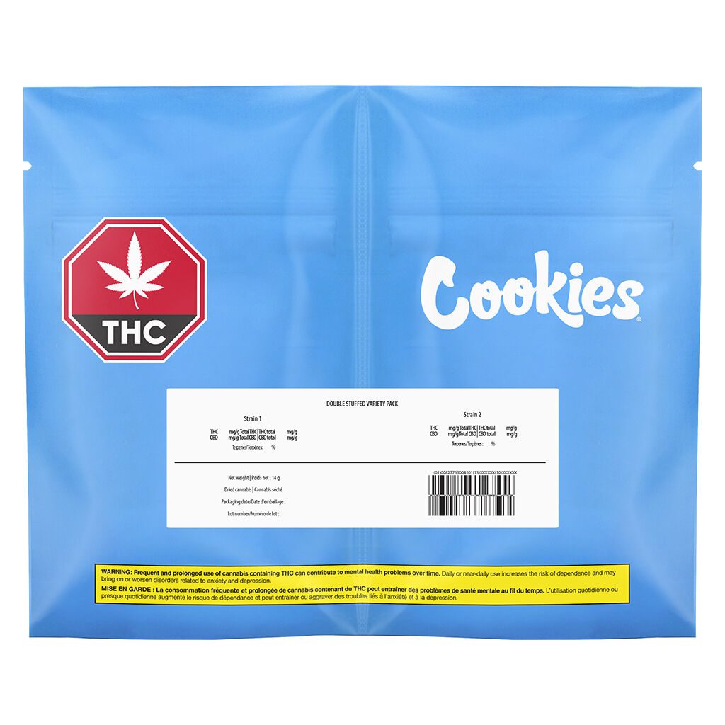 Cookies Double Stuffed Variety Pack 14g Montrose Cannabis