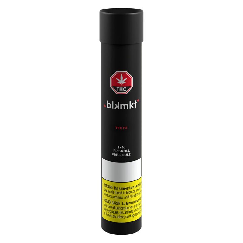BLK MKT Tex F2 Pre-Roll Single 1g Montrose Cannabis