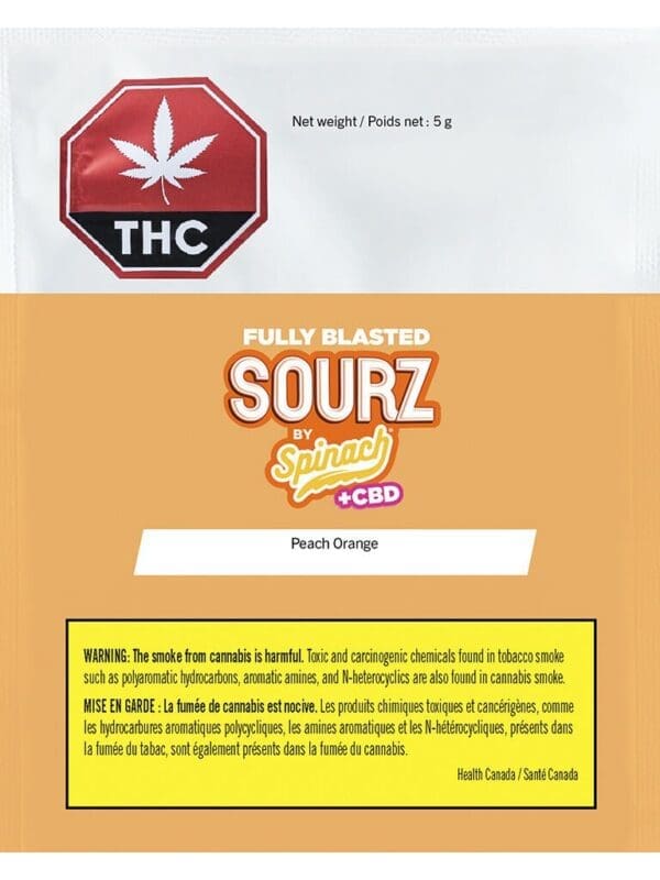 SOURZ Peach Orange 1:1 1 Pack Montrose Cannabis