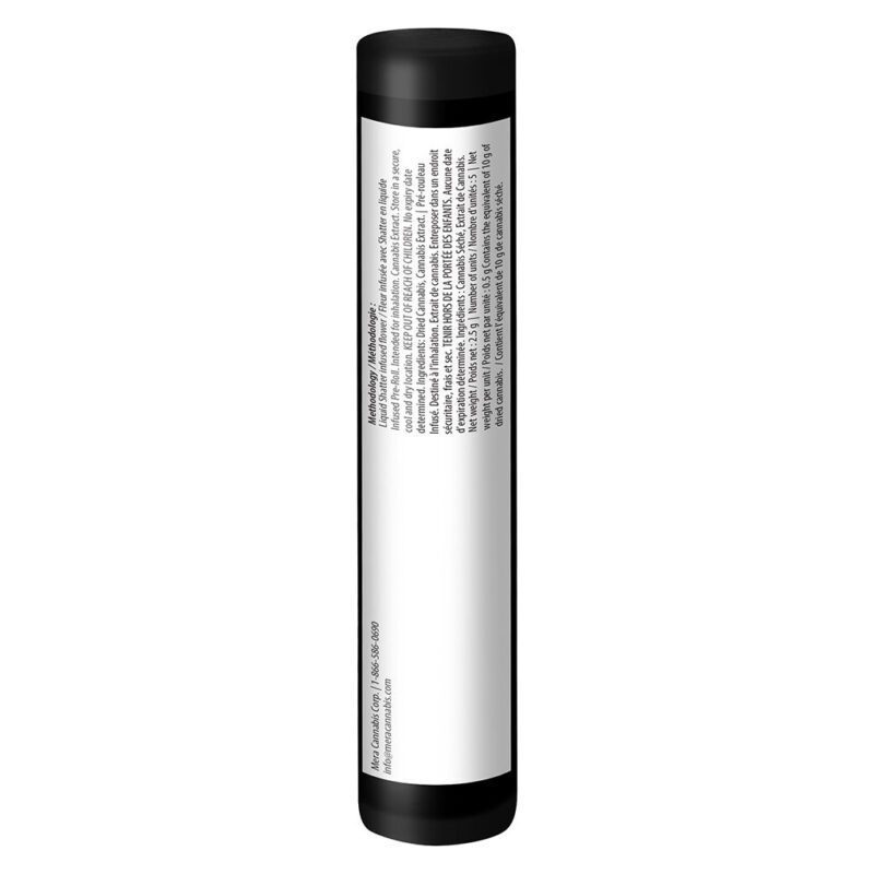 Granddaddy Purple Shatter Infused Pre-Roll 5 Pack <br>Indica <br>40% - Image 3