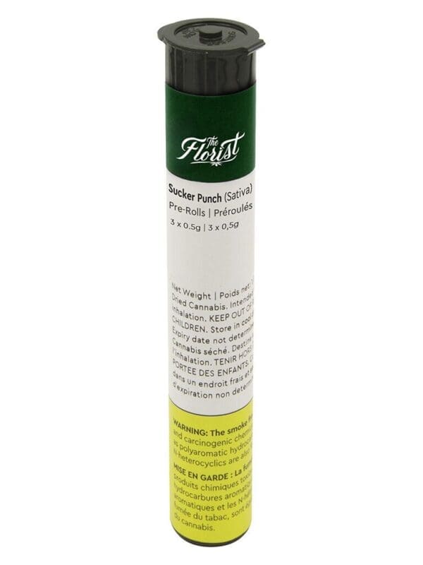 The Florist Sucker Punch Pre-Rolls 3 Pack Sativa Montrose Cannabis