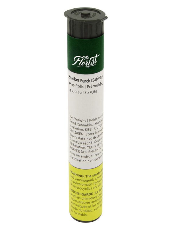 The Florist Sucker Punch Pre-Rolls 3 Pack Sativa Montrose Cannabis