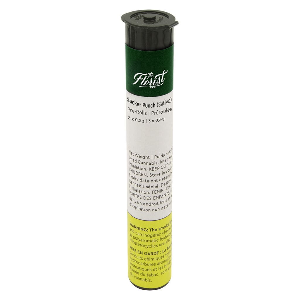 The Florist Sucker Punch Pre-Rolls 3 Pack Sativa Montrose Cannabis