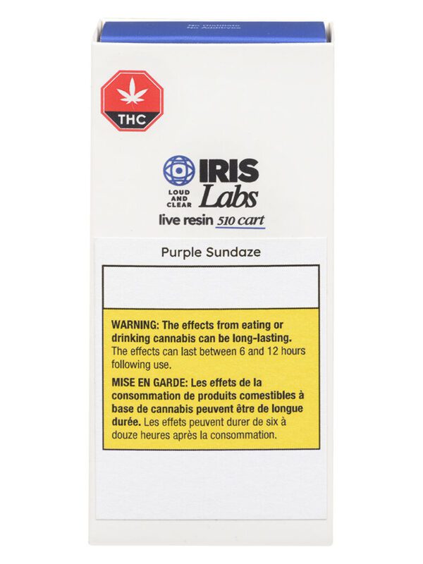 IRIS Labs Purple Sundaze Live Resin 510 1g Montrose Cannabis