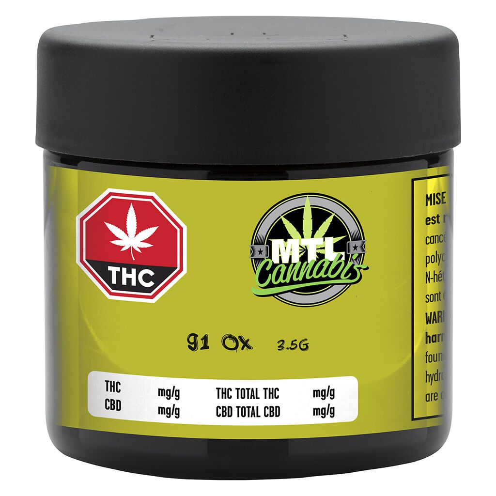 MTL cannabis 91 ox 3.5g montrose cannabis