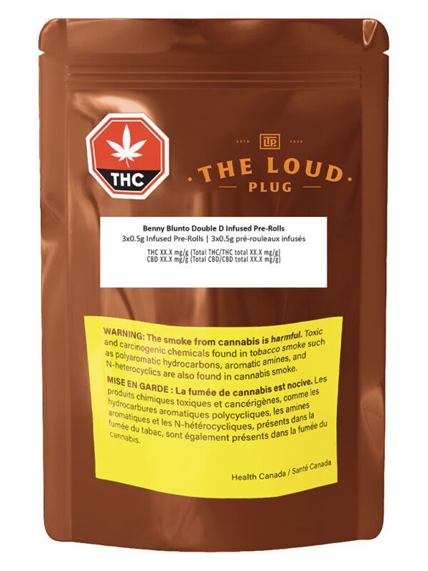 Benny Blunto Double D Shatter Infused Pre-Rolls 3 Pack