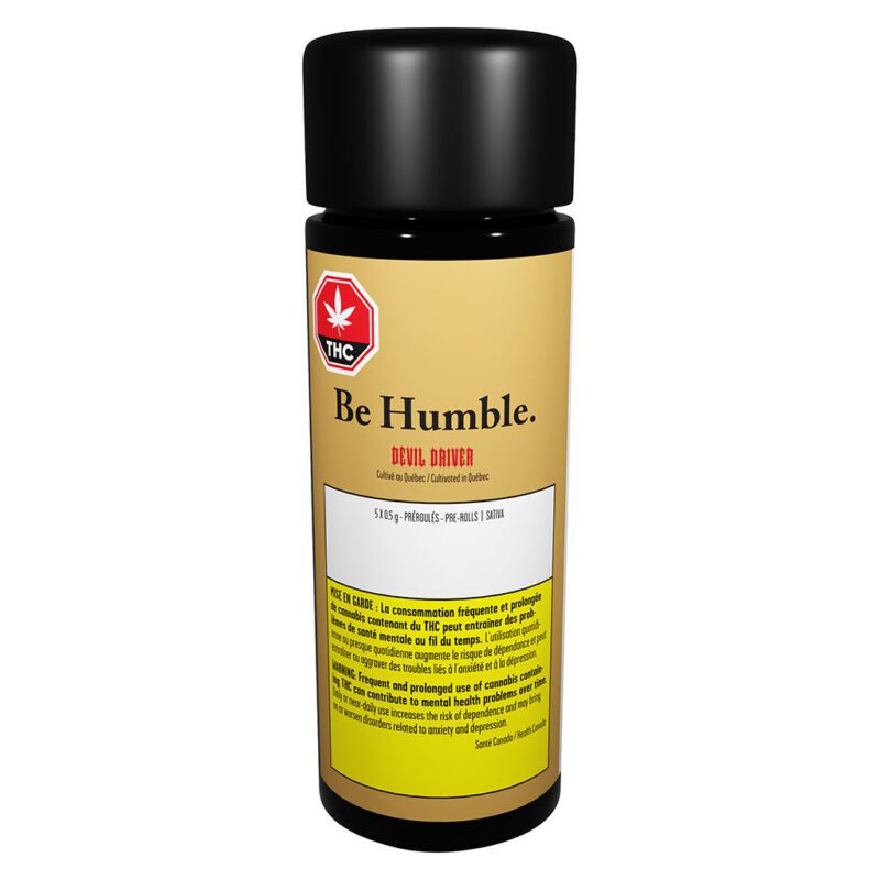 Be Humble. Devil Driver 5 Pack Prerolls Montrose Cannabis