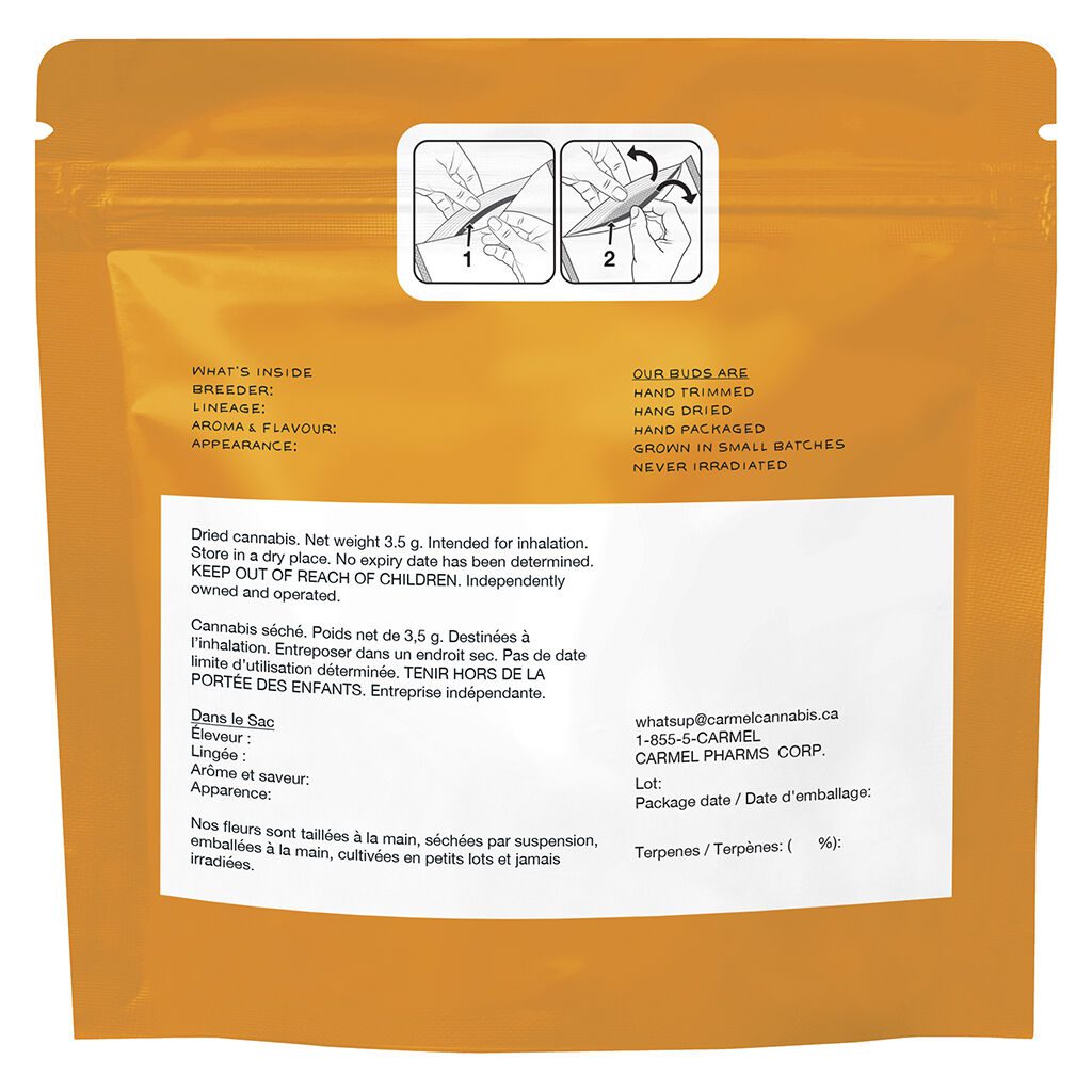 carmel zebra stripes 3.5g montrose cannabis