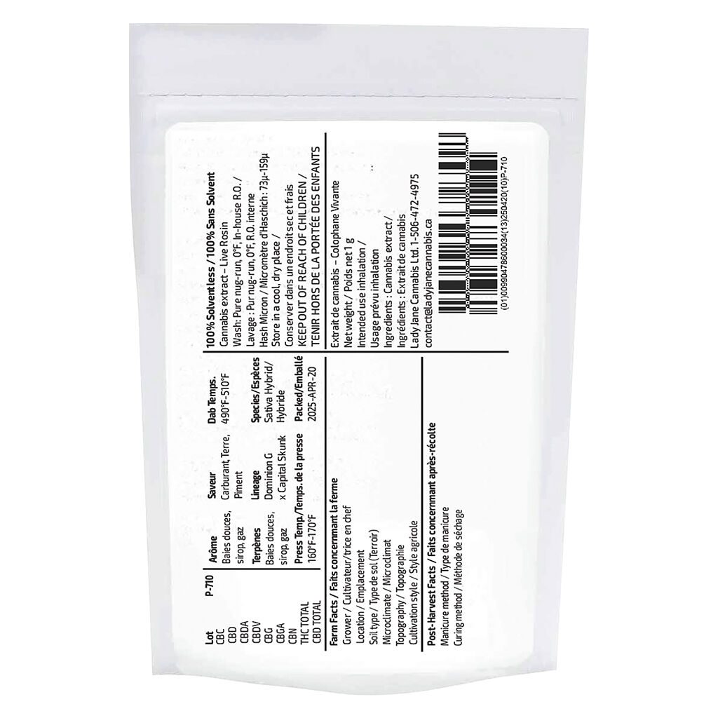 Signature Live Rosin Farmer's Pride Edition (Bubblegum) 1g <br>Hybrid <br>68.0% | 11.88% Terps - Image 3