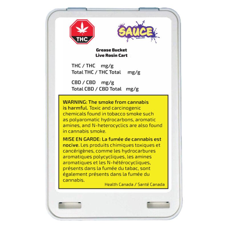 Grease Bucket Live Rosin 510 0.5g