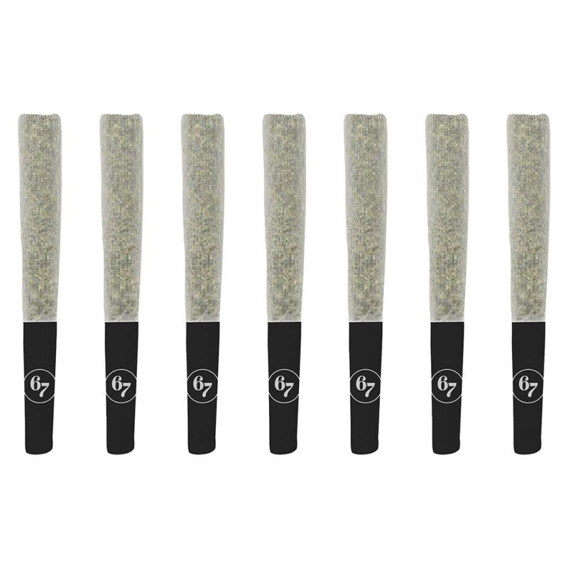 Sixty Seven Sins Fishy Fingers 7 pack pre rolls montrose cannabis