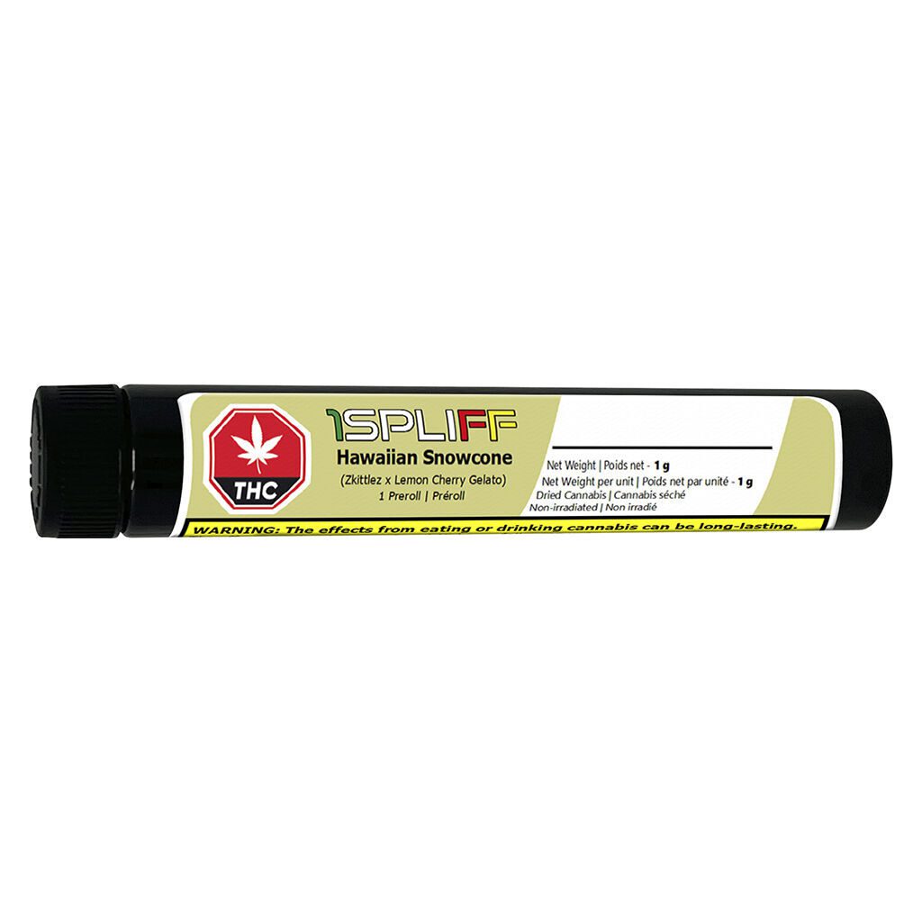 Hawaiian Snowcone Premium Glass Tip Pre-Roll Single