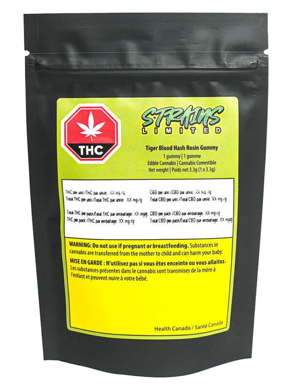 Tiger Blood Hash Rosin Soft Chew 1 Pack