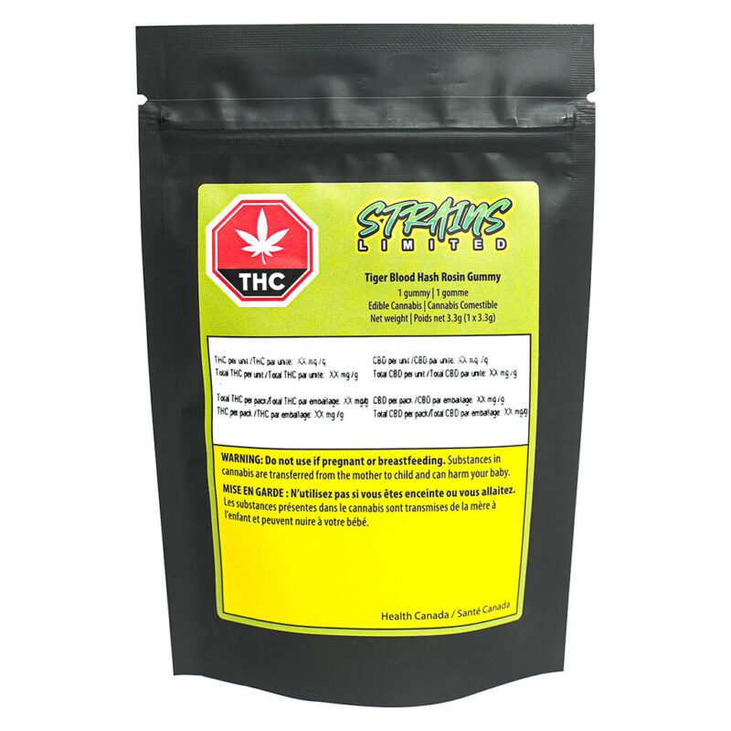 Tiger Blood Hash Rosin Soft Chew 1 Pack