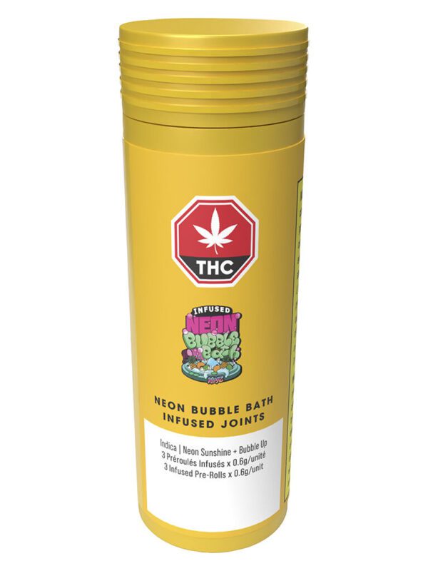 Neon Bubble Bath Infused Pre-Rolls 3 Pack