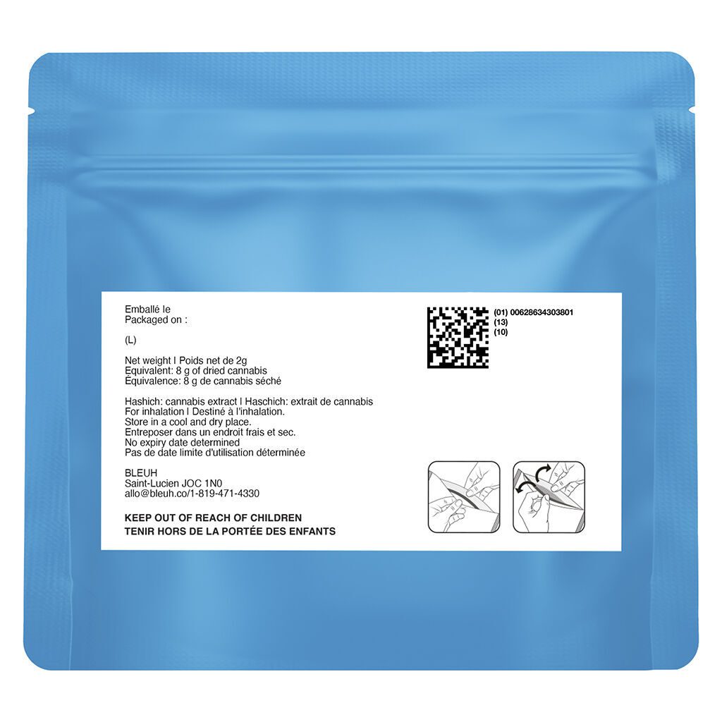 Bleuh Light Hash 2g