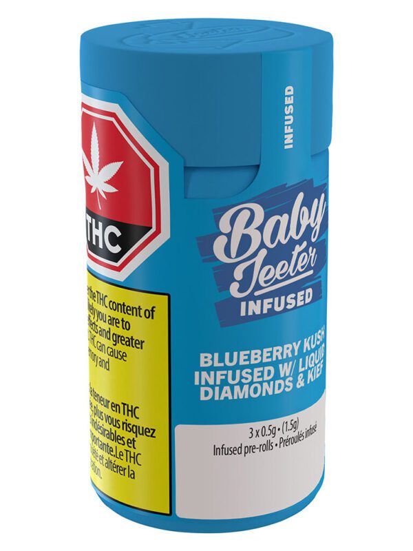 Baby Jeeter Infused Blueberry Kush Pre-Rolls 3 Pack