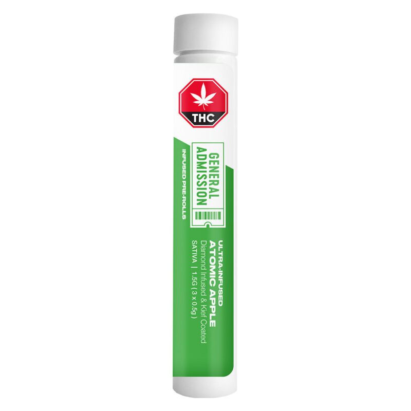 Atomic Apple Diamond Infused Pre-Rolls 3 Pack