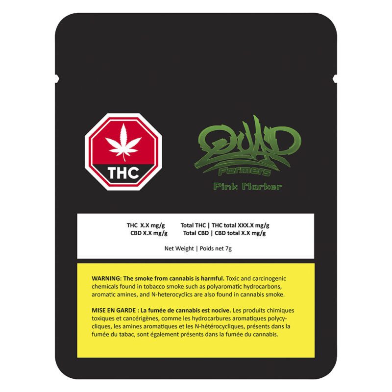 pink marker 7g indica QUAD Farmers