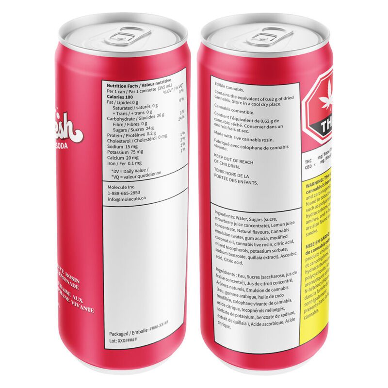 Banjo Berry Live Rosin Strawberry Lemonade <br>Hybrid <br>355ml <br>10mg - Image 2