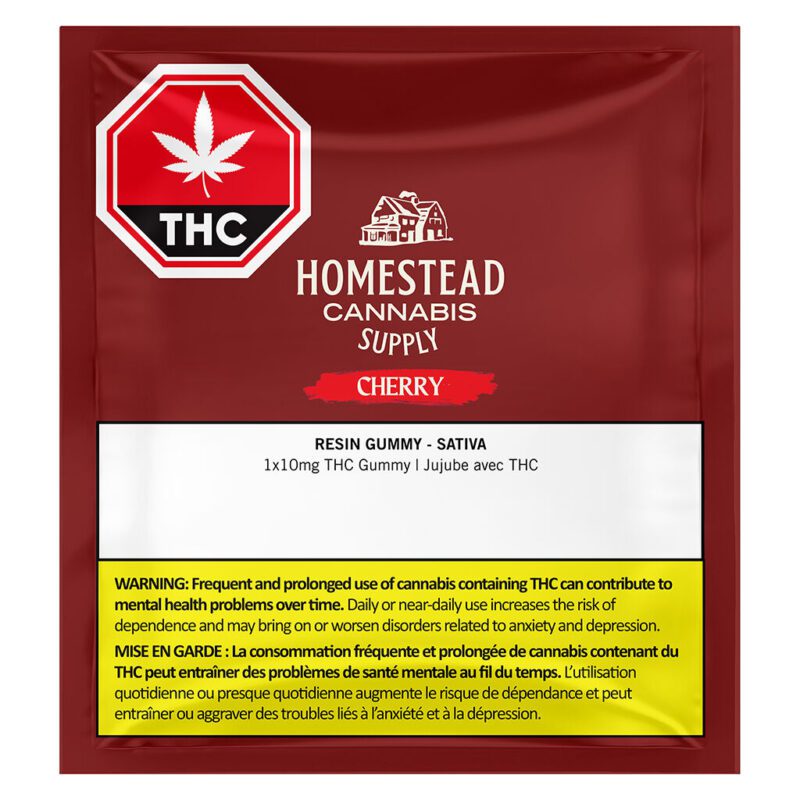 Cherry Resin Soft Chew 1 Pack <br>Sativa <br>10mg - Image 2