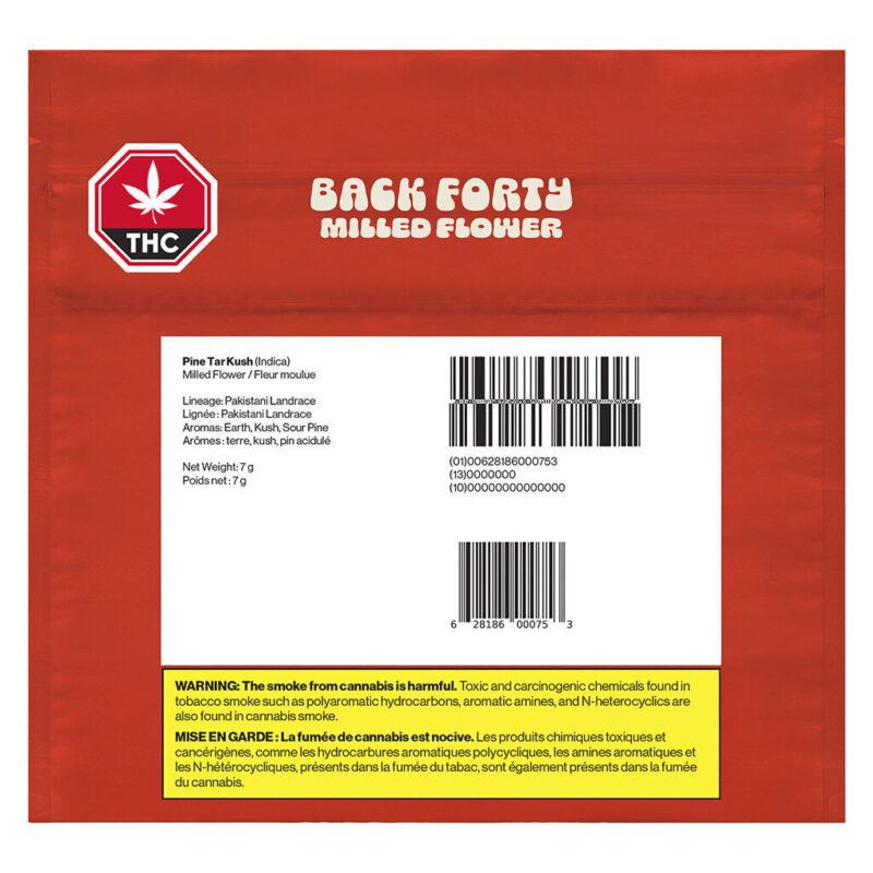 Pine Tar Kush Milled Flower 7g <br>Indica <br>28.7% - Image 2