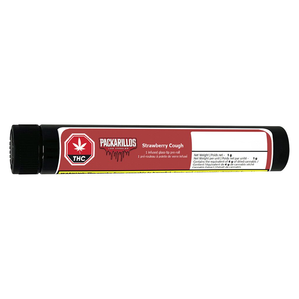 Packarillos Strawberry Cough Infused Pre-Roll Single